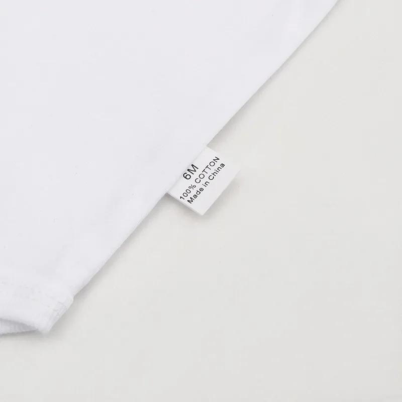 Body à manches longues pour bébé, 3/8 pièces/lot, 100% coton, blanc uni, barboteuse pour nouveau-né,