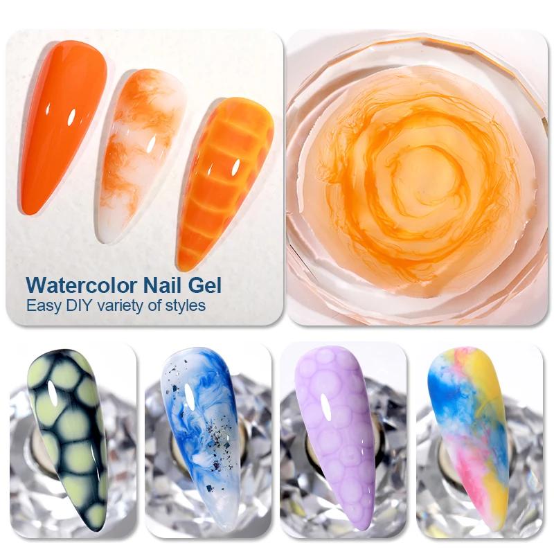 AS Tpo gratuit clair floraison Gel vernis 15ml UV LED tremper vernis à ongles pour effet d'épandage 