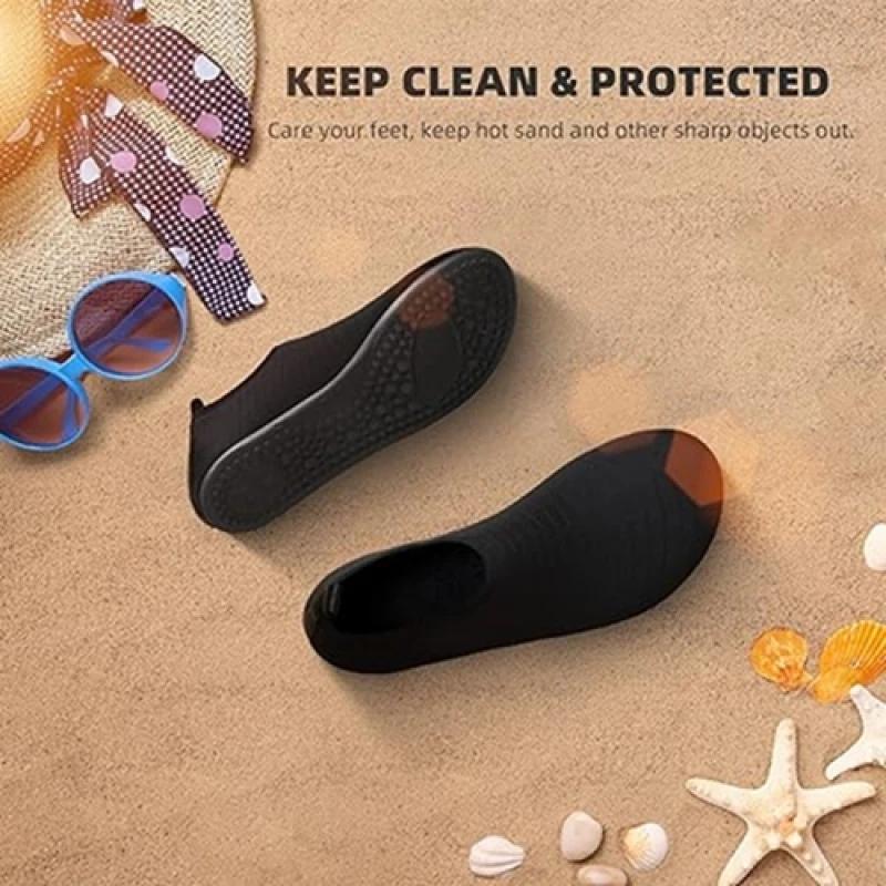 Chaussures d'eau de plage unisexes, pantoufles de natation respirantes à séchage rapide, antidérapan