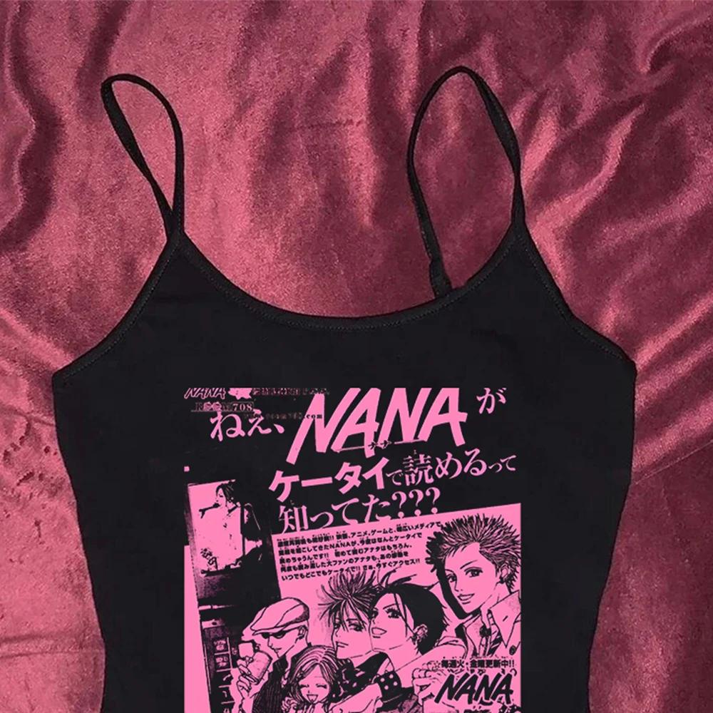 Y2k Nana Osaki graphique t-shirts décontracté Harajuku Streetwear vêtements japonais mode Rock Punk 