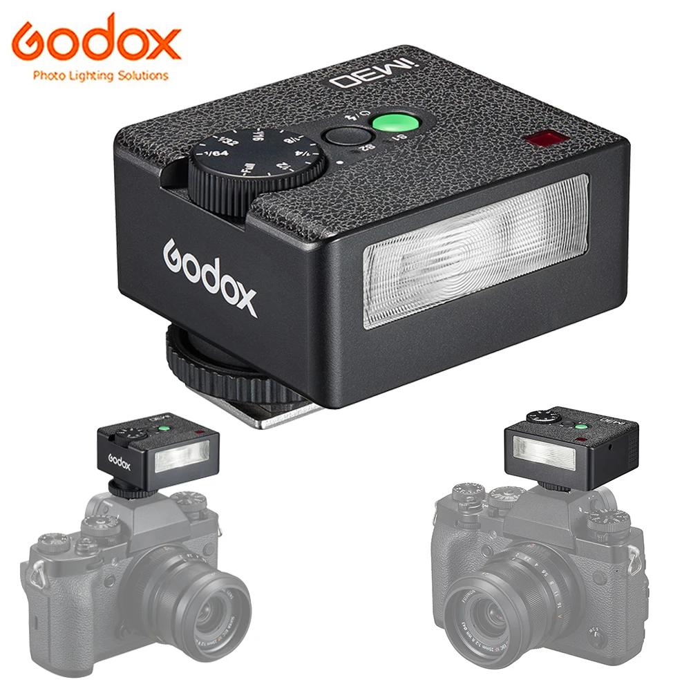 GODOX iM30 Mini Flash sur caméra portable GN15 6500K ± 200K 7 niveaux de puissance 1/64 ~ 1/1 Speedl