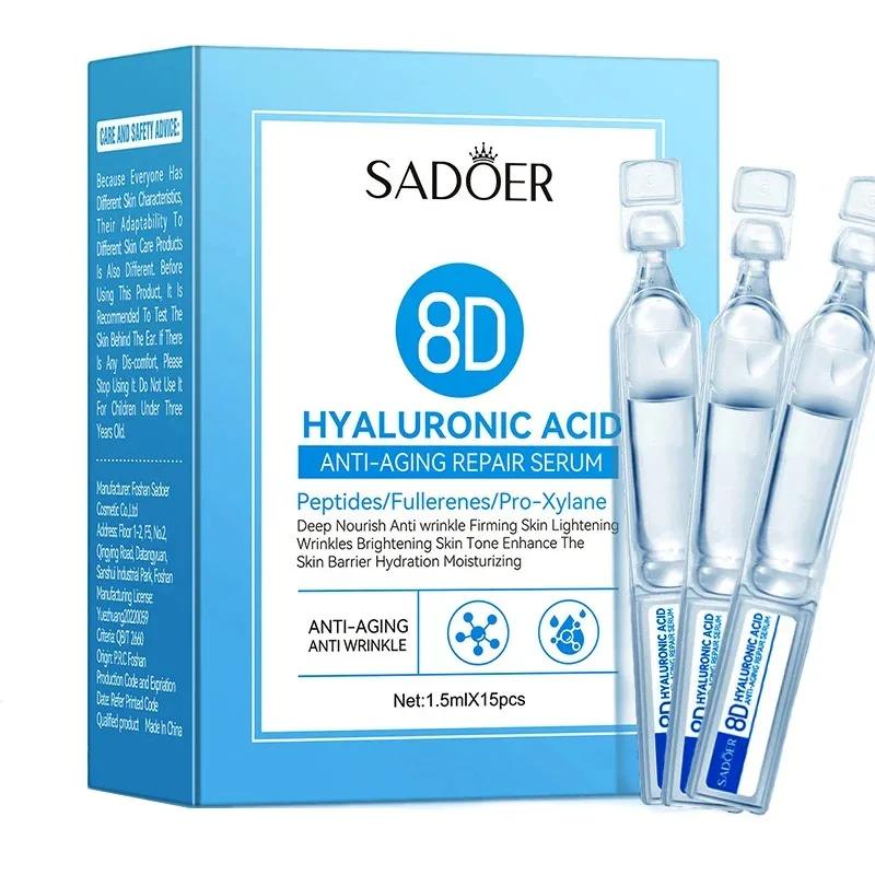 Sérum Visage à l'Acide Hyaluronique Anti-Âge, Nourrissant en Profondeur, Essence Anti-Rides au Fulle