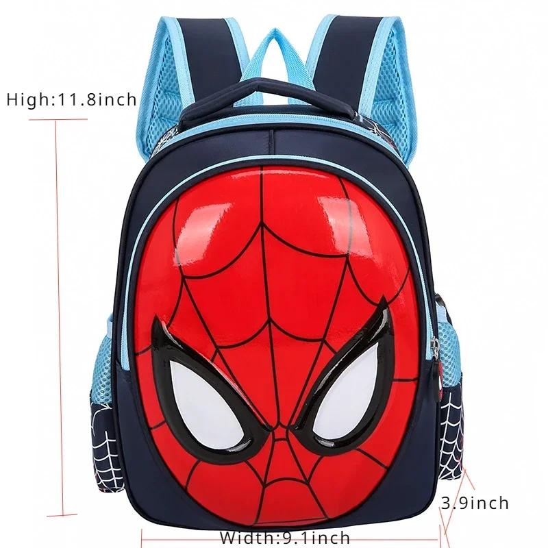 Sacs à dos Spiderman Kawaii, sacs d'école pour étudiants, super-héros, dessin animé 3D stéréo, sac à