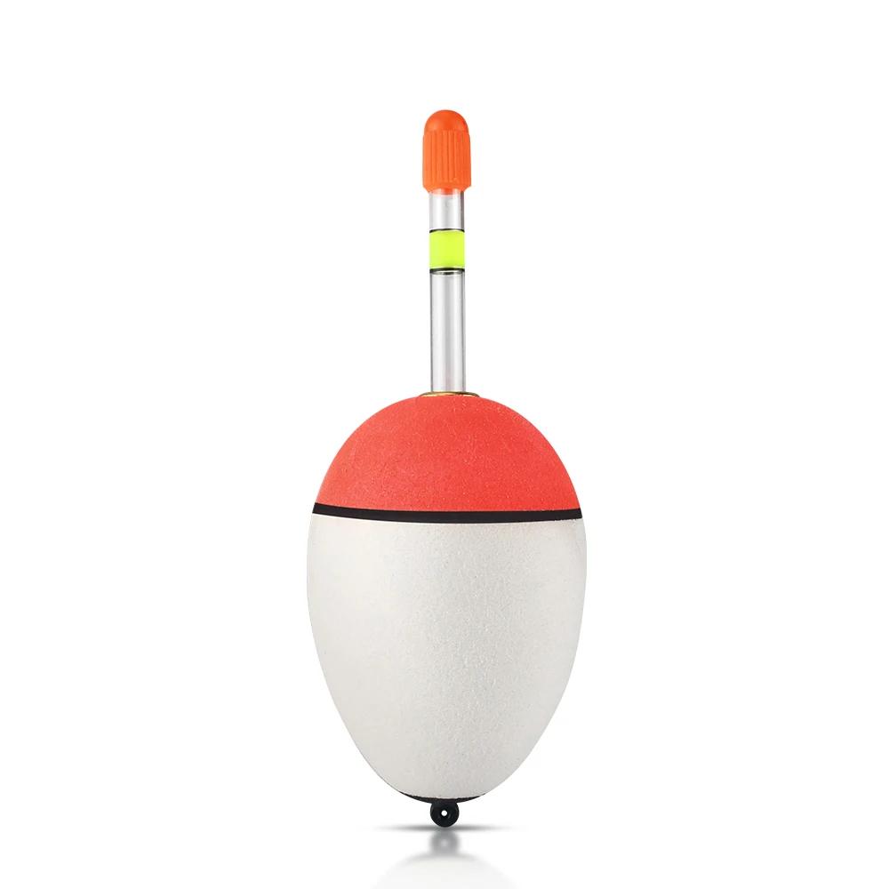 DNDYUJU 3 pièces flotteur de pêche haute qualité EVA bouée lumineuse Tube appât de poisson pour la p