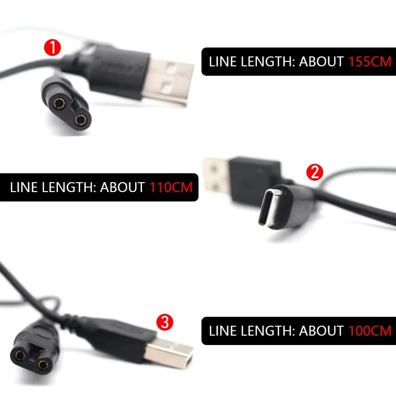 Câble de chargeur d'alimentation USB d'origine pour Kemei 1986PG 1949 2028 2026 tondeuse à cheveux p