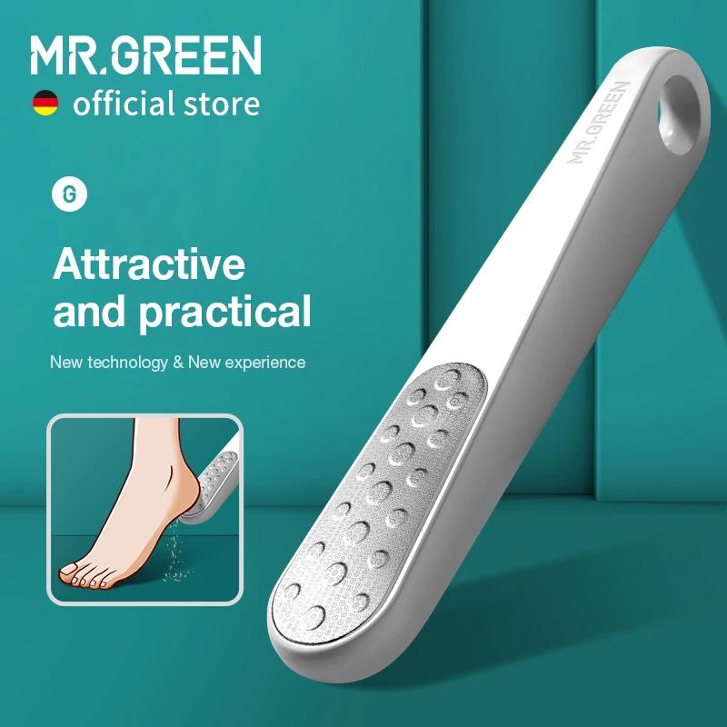 MR.GREEN-Lime à pieds double face pour l'élimination des callosités, outils de pédicure professionne