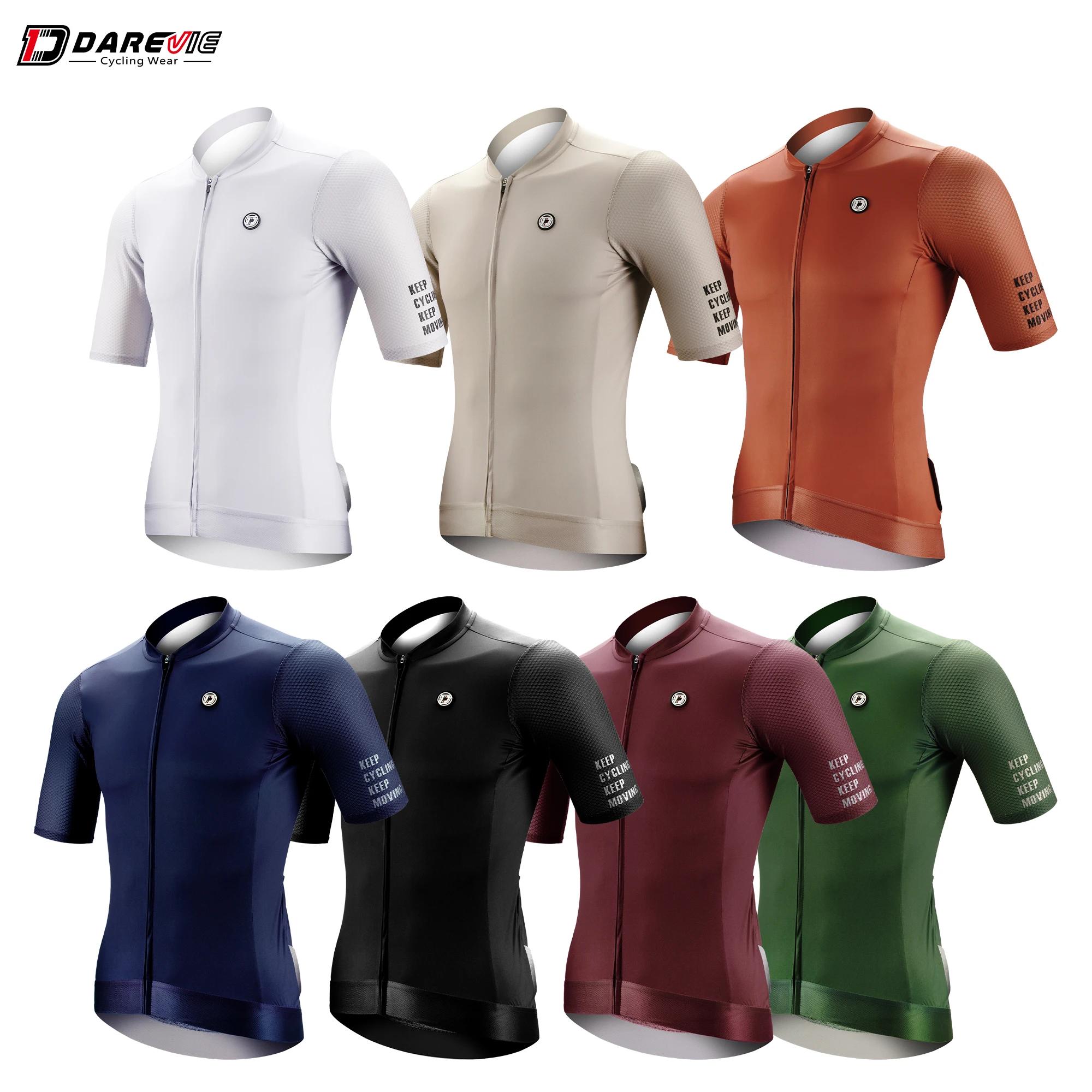 DAREVIE maillot de cyclisme petite taille SPF 50 + hommes femmes maillot de cyclisme mode vélo maill