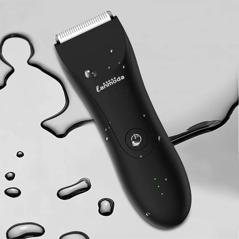 Tondeuse électrique pour hommes, corps pubien, sous la ceinture, Bikini, épilateur, étanche, Manscap