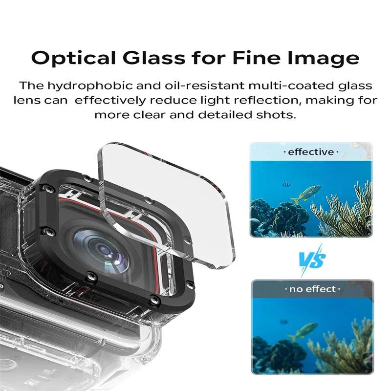 Boîtier étanche pour plongée à 60M, coque de protection pour Insta360 Ace Pro 2/Pro, accessoire pour