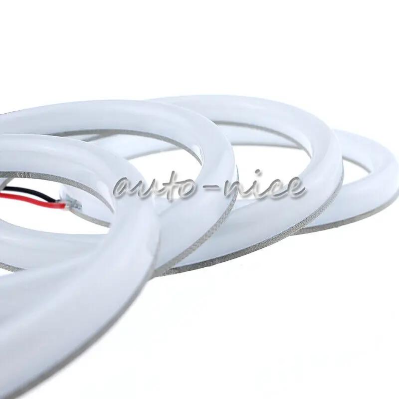 Anneau lumineux LED Angel Eye Halo, en coton blanc, pour BMW E46 OJ Coupé Facelift, 106mm
