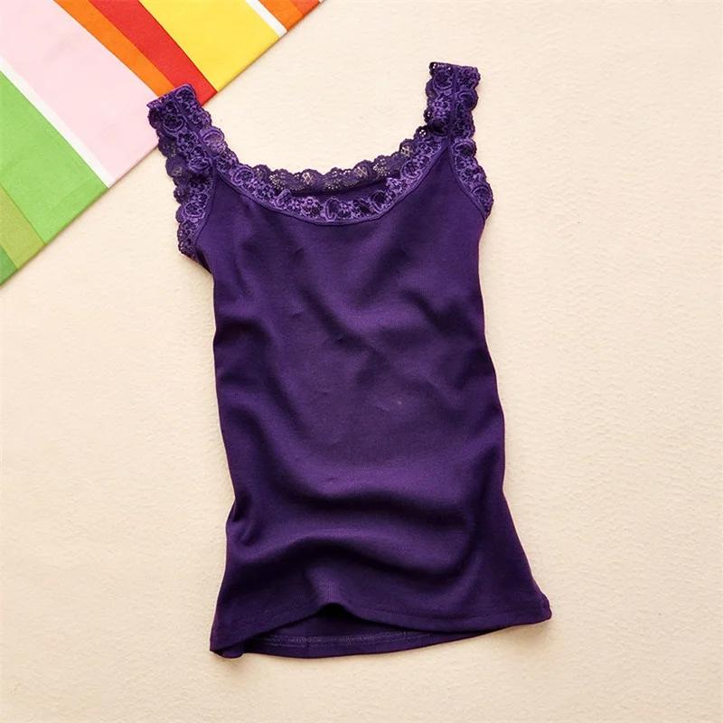 Été femmes sans manches débardeurs moulante tempérament Sexy dentelle Patchwork t-shirt gilet débard