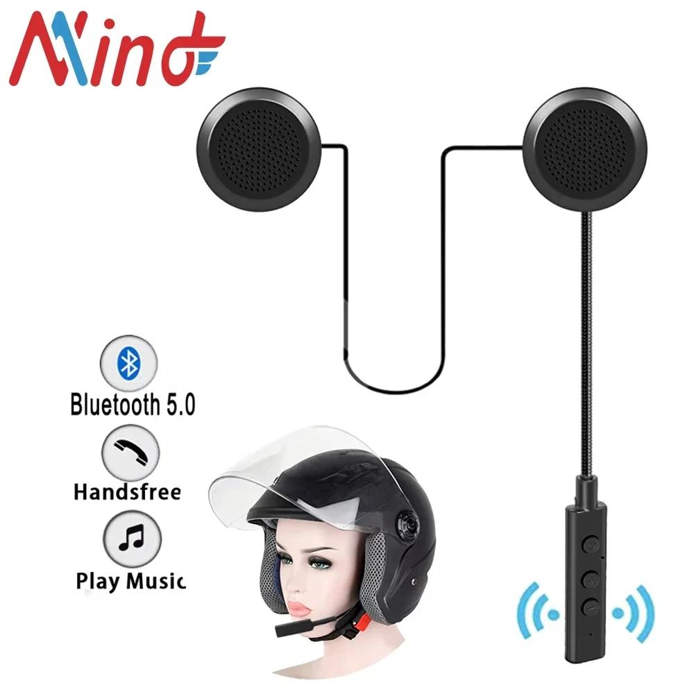 Velev Bluetooth casque de moto casque BT5.0 casque d'équitation sans fil Anti-interférence moto casq