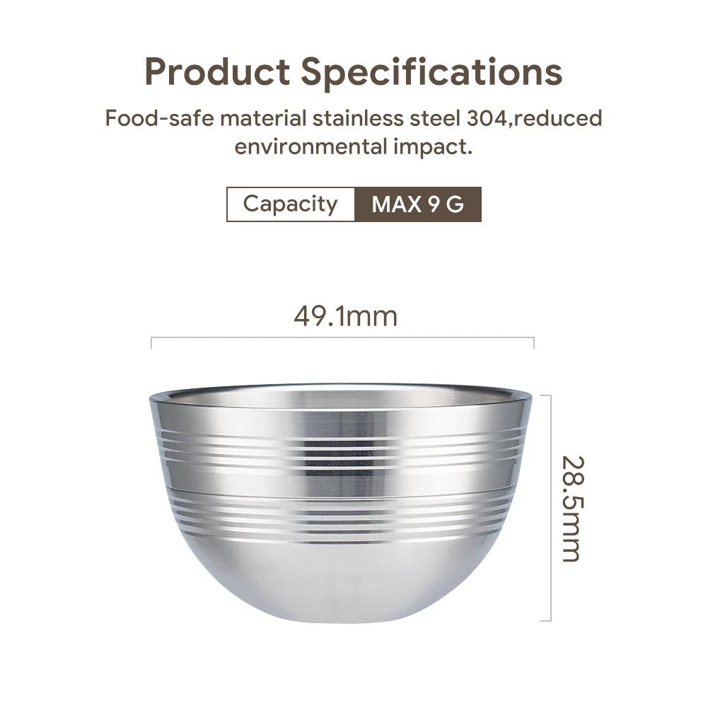 Capsule réutilisable en acier inoxydable pour Nespresso Vertuo Next Pop, filtre à café rechargeable 