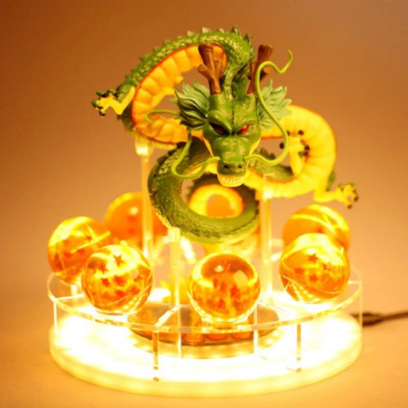 Anime Dragon Ball Z Shenron lampe Super Saiyan Goku figurine Dragon Ball shenlong modèle lumière Bas