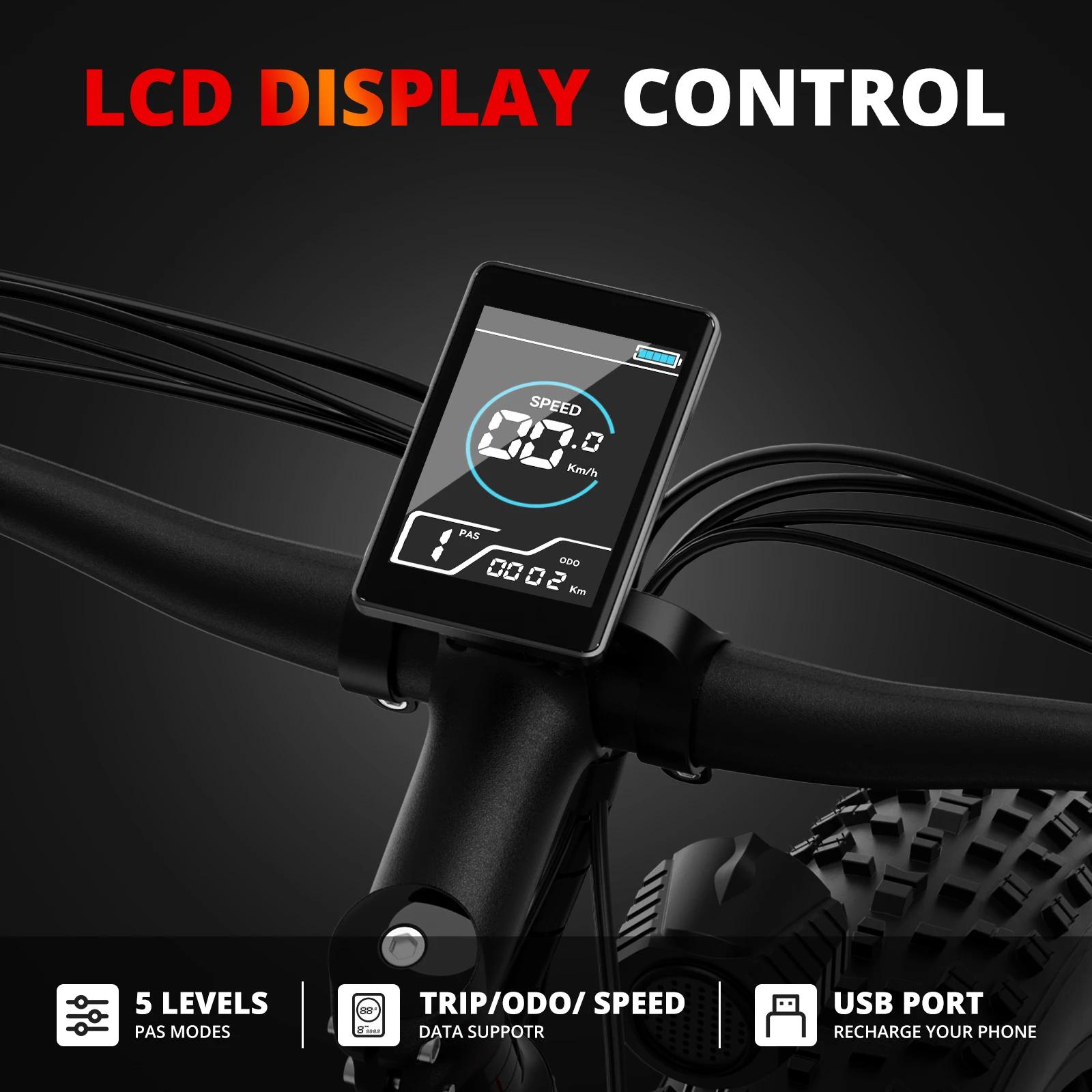 AMYET-Vélo électrique pour adultes, eBike, eBike, Fat opathy, VTT, 1500W, 48V, 15AH, 26 pouces, 31mp