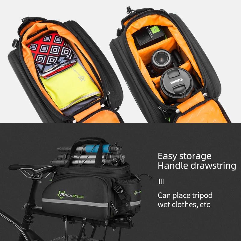 Sac transport vélo ROCKBROS 35L imperméable - Porte-bagages arrière capacité voyage multifonction