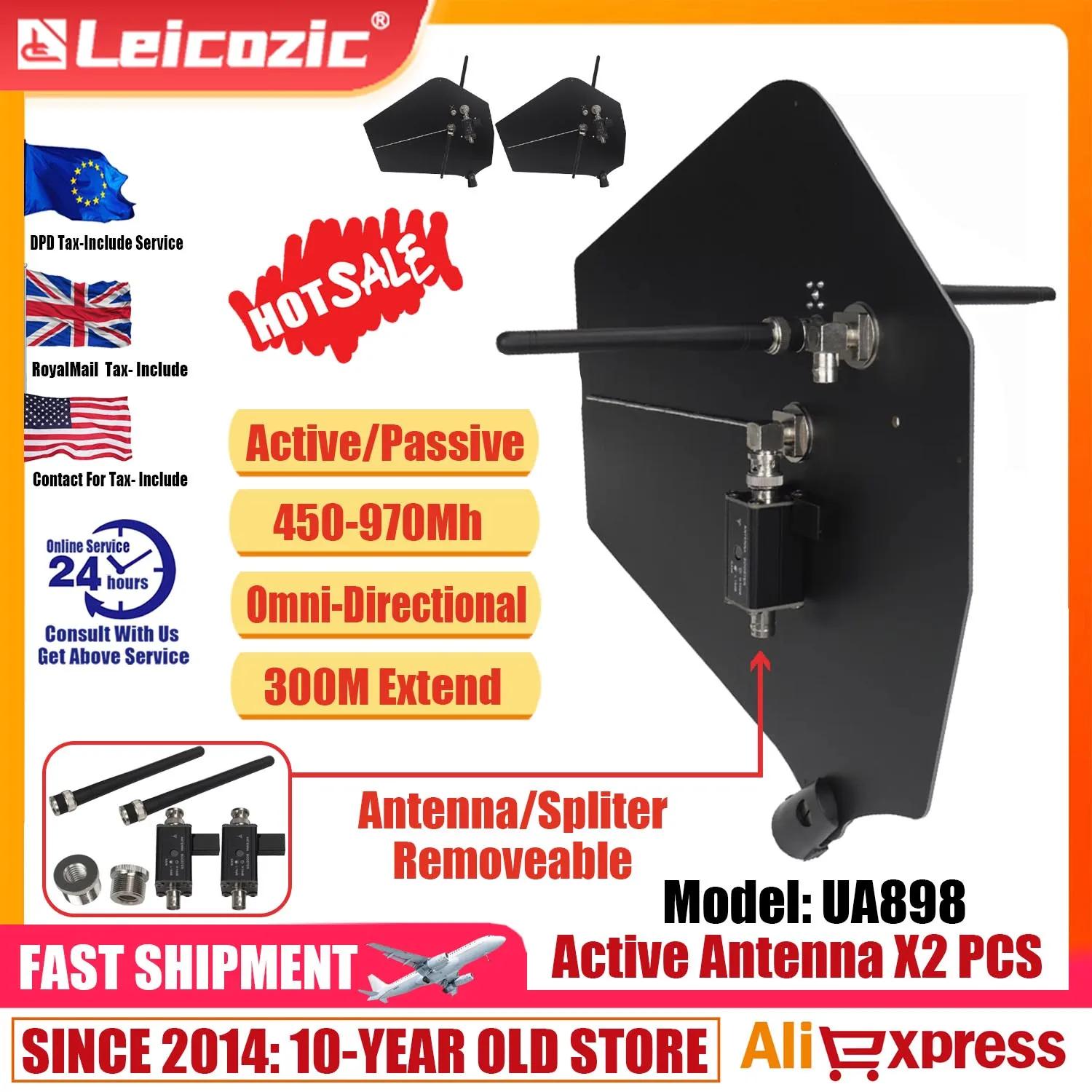 Leicozic 2 pièces UA898-A2 antenne omnidirectionnelle amplificateur de Signal séparateur système de 