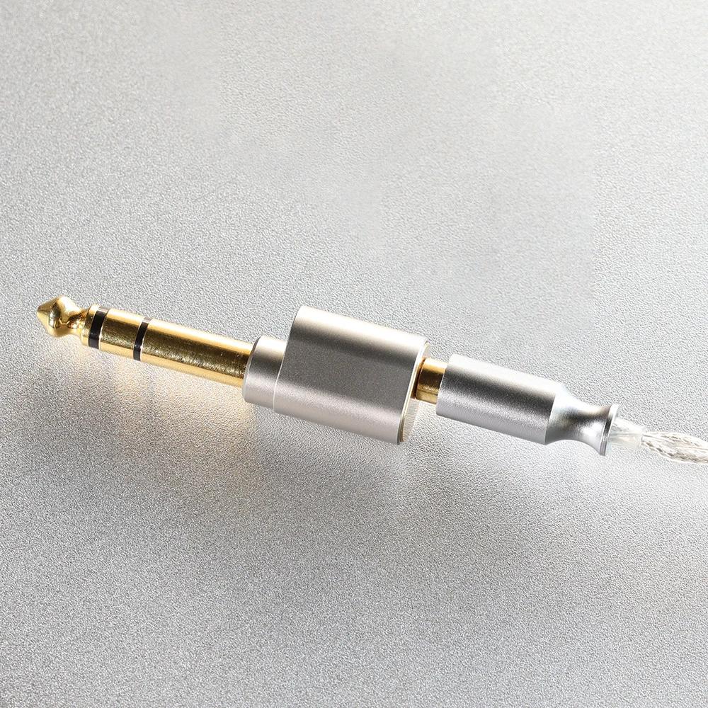 ESTE DDHIFI DJ65A(AL)-Tout nouvel adaptateur audio en alliage d'aluminium, 6.35mm mâle vers 3.5mm fe