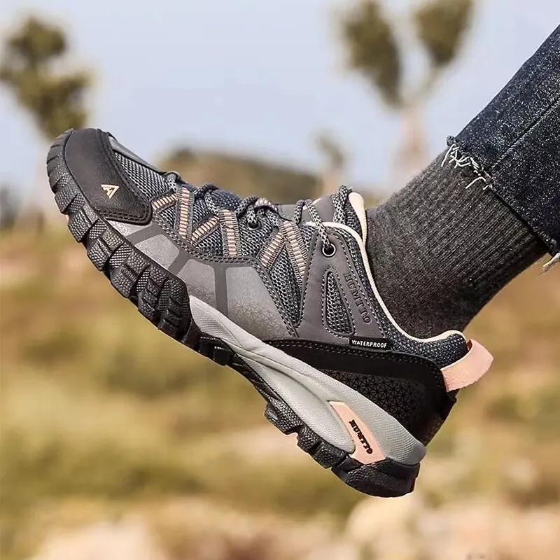 Chaussures de randonnée femmes résistantes à l'usure - baskets outdoor pour trekking et escalade