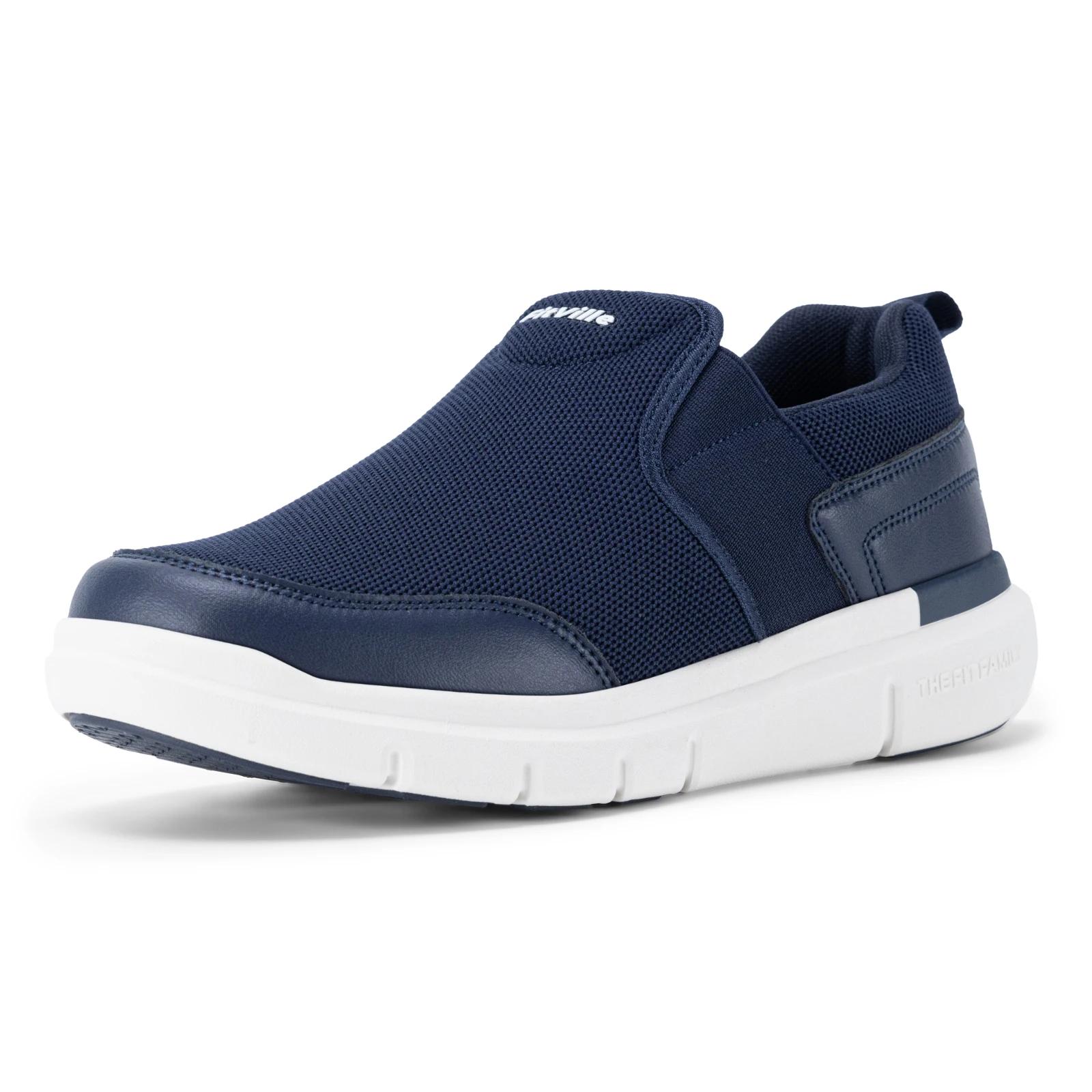FitVille chaussures de marche pour hommes chaussures de fasciite plantaire Extra larges légères pour