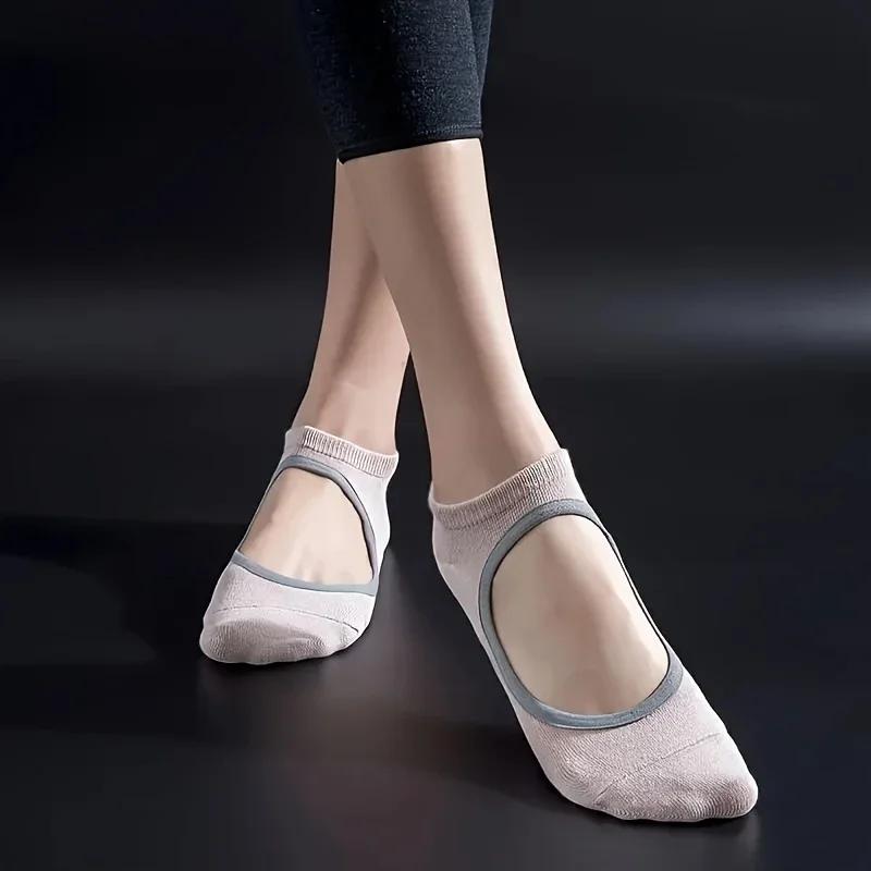 Chaussettes de Yoga professionnelles pour femmes, pour salle de sport, Sports d'intérieur et Fitness