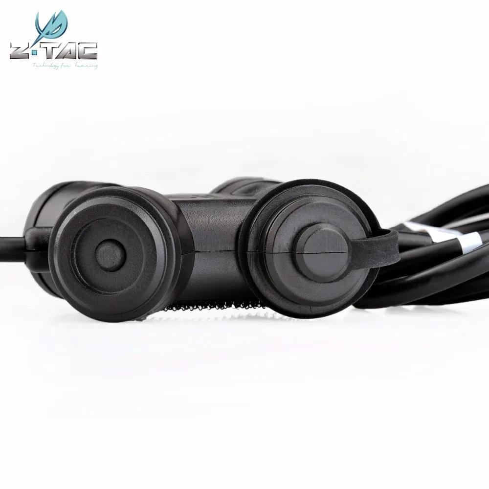 Kit accessoires radio militaire Z-TAC pour Motorola - PTT double bouton canal unique professionnel