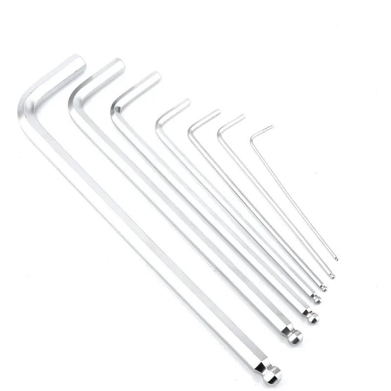 La clé Allen professionnelle 1,5 mm 2 mm 2,5 mm 3 mm 4 mm 5 mm 6 mm 8 mm 10 mm est disponible