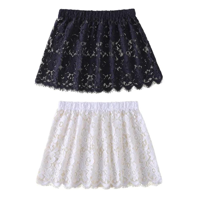 Extension de chemise en dentelle florale pour femmes, cils réglables, couches, Faux ourlet supérieur
