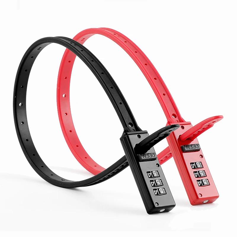Serrure à mot de passe à 3 chiffres, en acier inoxydable, polyvalente, pour vélo, Scooter électrique