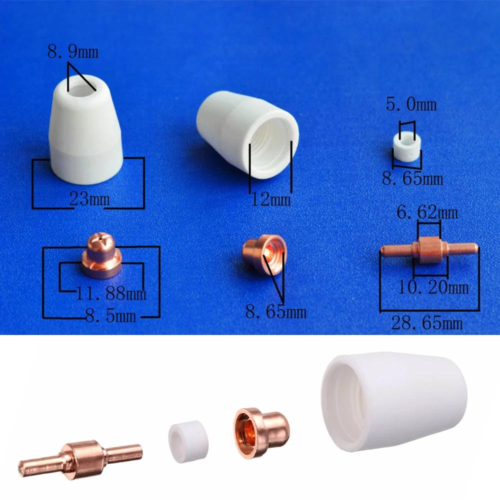 Kit d'électrodes et de buses de pointe de coupe plasma, accessoires consommables pour PT31 Toxic T 3