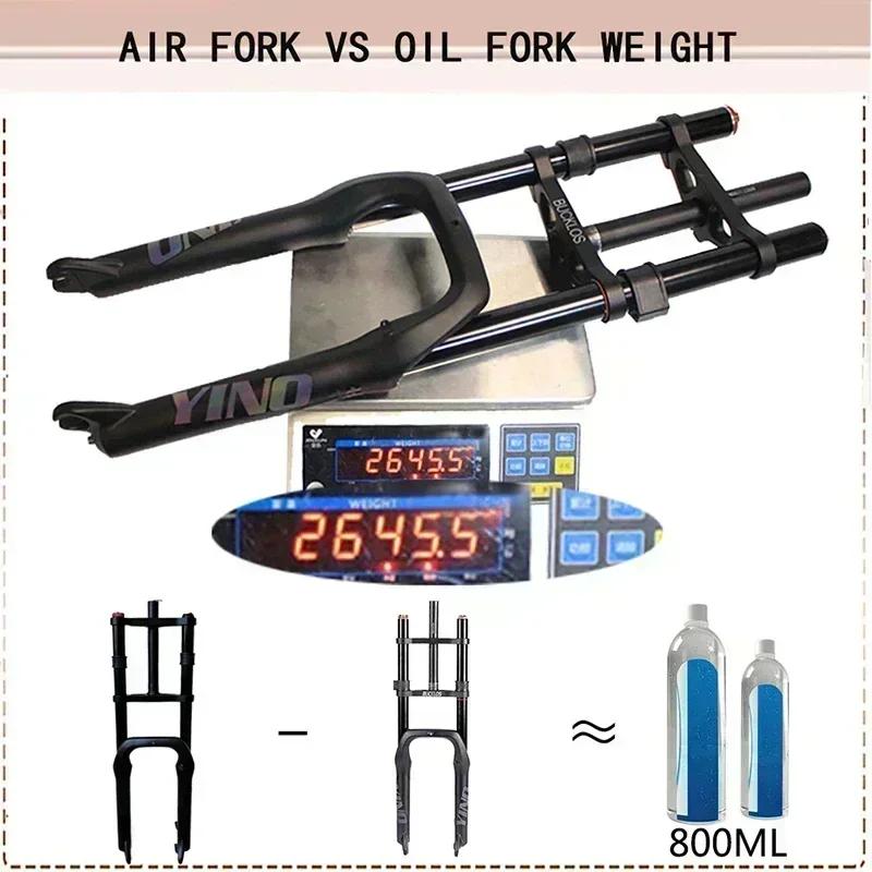 BUCKLOS – fourche avant à Suspension simple ou Double pour vélo Fat Bike, 20x4.0mm, frein à disque 9