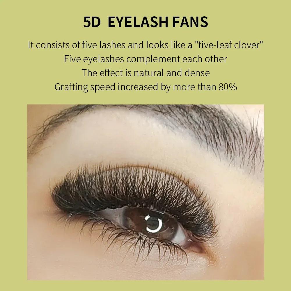 GLAMLASH 3D 4D 5D W en forme de cils cils facile ventilateur Extensions de cils en gros YY préfabriq