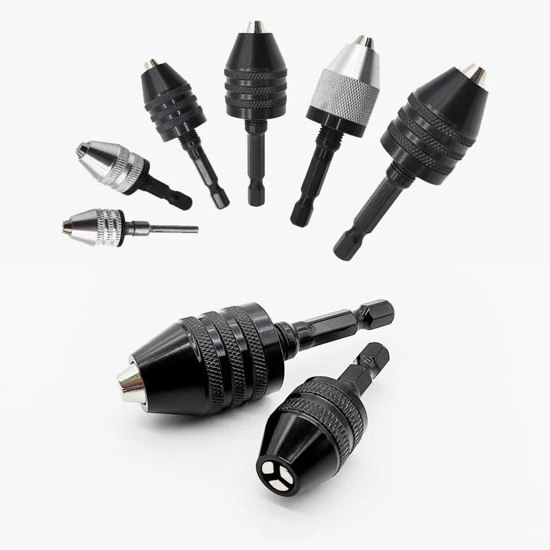 Mandrin de perceuse, tournevis sans clé, adaptateur de pilote d'impact, Micro moteur électrique, pin