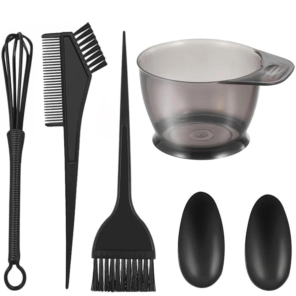 Kit de coloration capillaire professionnel 6 pièces/ensemble, pour Salon de coiffure et usage domest