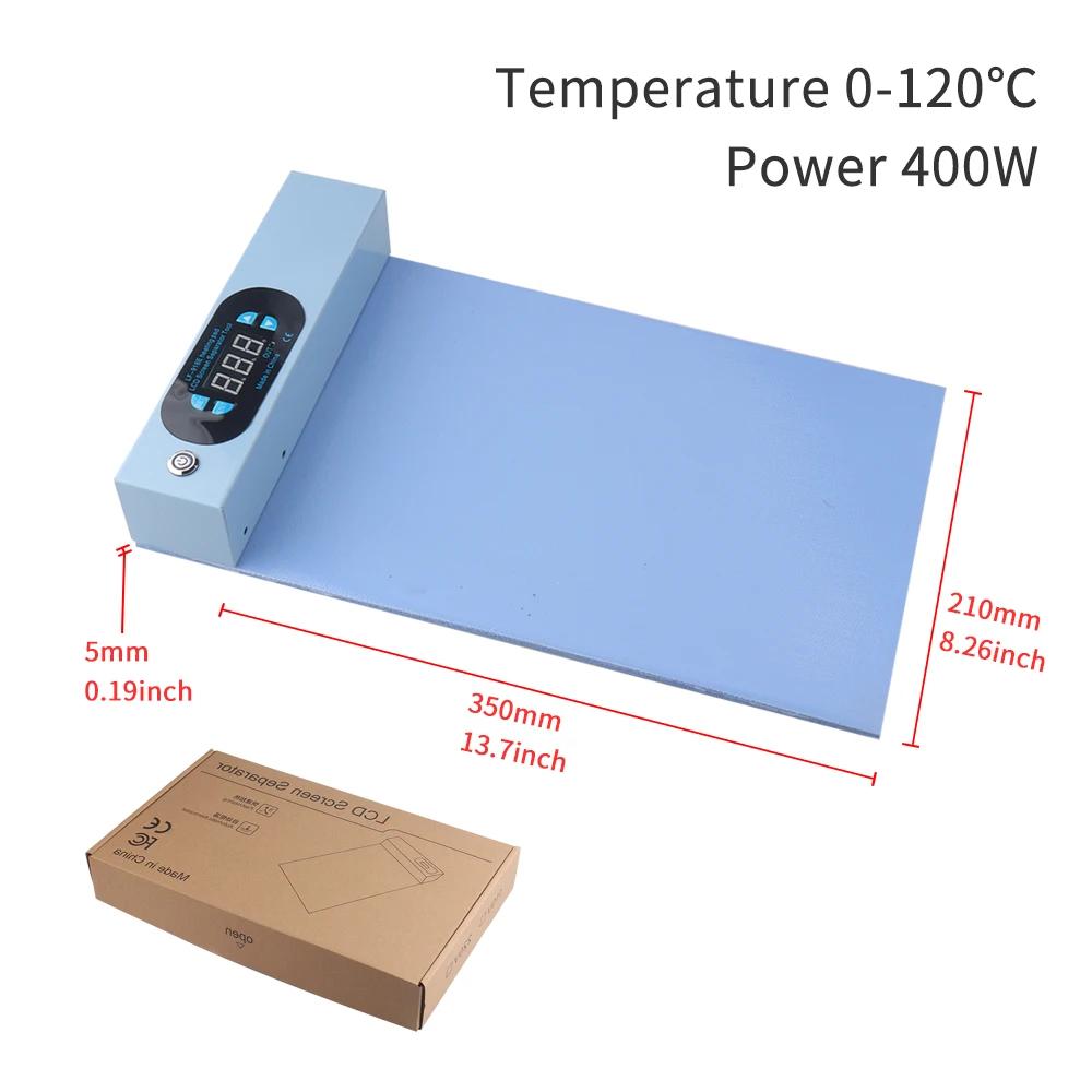 Séparateur d'écran LCD LF-918E, séparateur d'écran bleu, tampon de séparation de scène chauffant pou