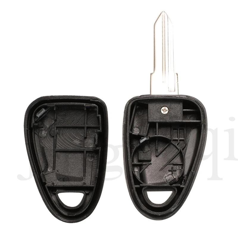 Jingyuqin – coque de clé télécommande, pour Fiat Iveco, avec lame vierge GT15R non coupée, bouton la