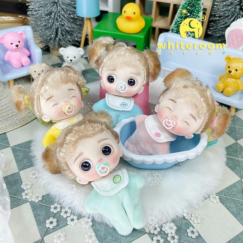 Mini jouets de poche pour filles, vêtements de poupée, bébé mignon souriant, maquillage du corps, po