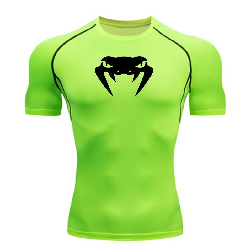 Nouveau T-shirt de compression pour homme, fitness, gym, super-héros, sport, course à pied, Rashgard