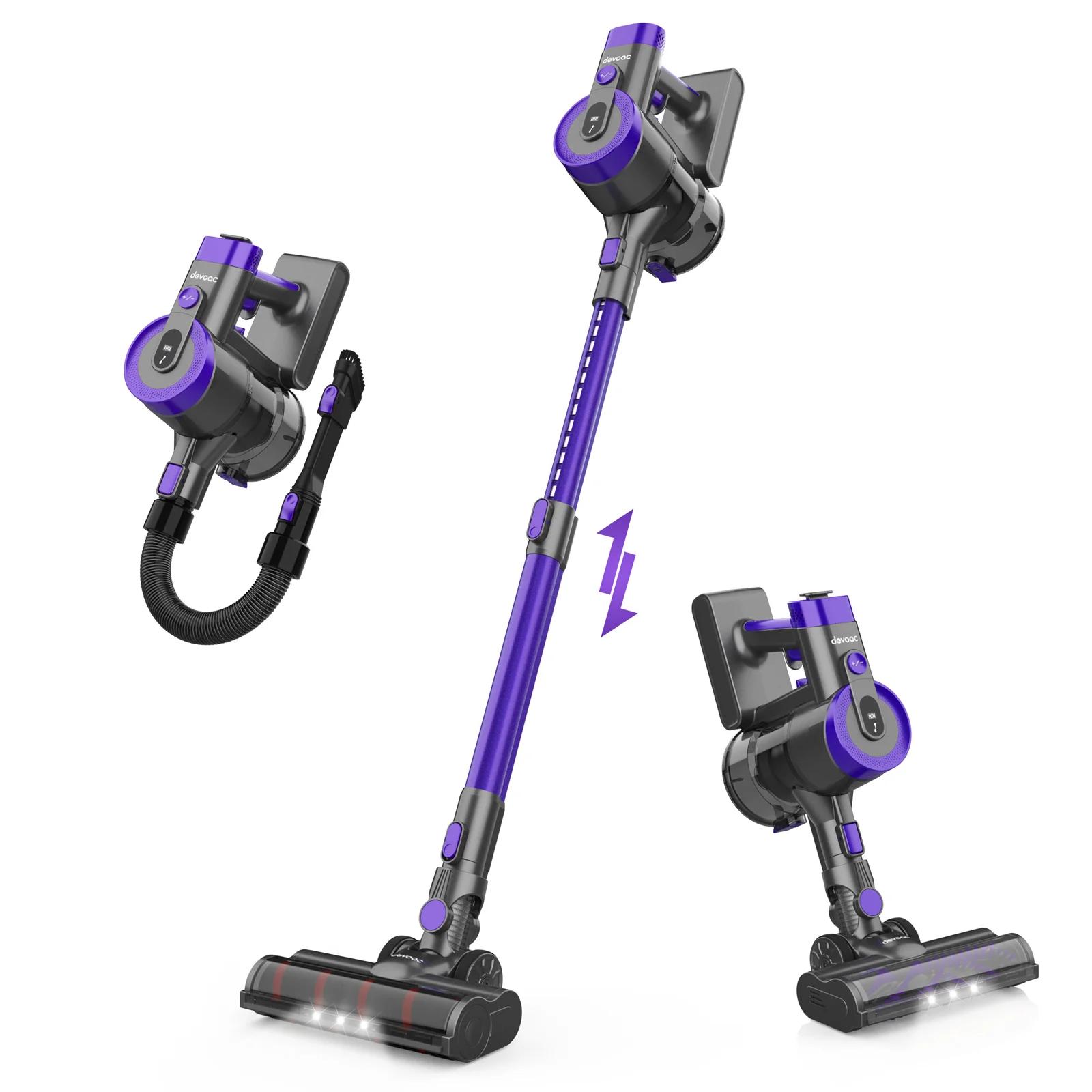 DEVOAC-Aspirateur sans fil V90, aspirateur à anciers ultra-léger 6 en 1, moteur 365W, 28KPa, détermi