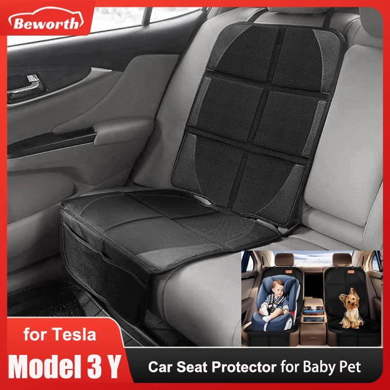 Housse de protection de siège pour Tesla modèle 3 Y Juniper Highland 2025, pour enfants, coussin de 