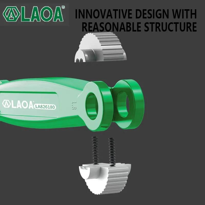 LAOA – outil de détorsion de câble réseau, lisseur de fil d'ingénieur de 0.8 à 1.8mm pour les outils