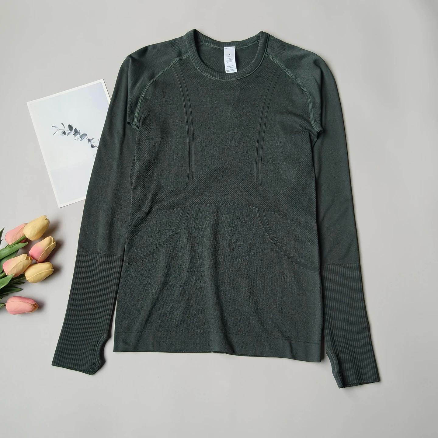 Hauts de sport pour femmes, coupe cintrée, col rond, vêtements de Yoga à séchage rapide, vêtements d