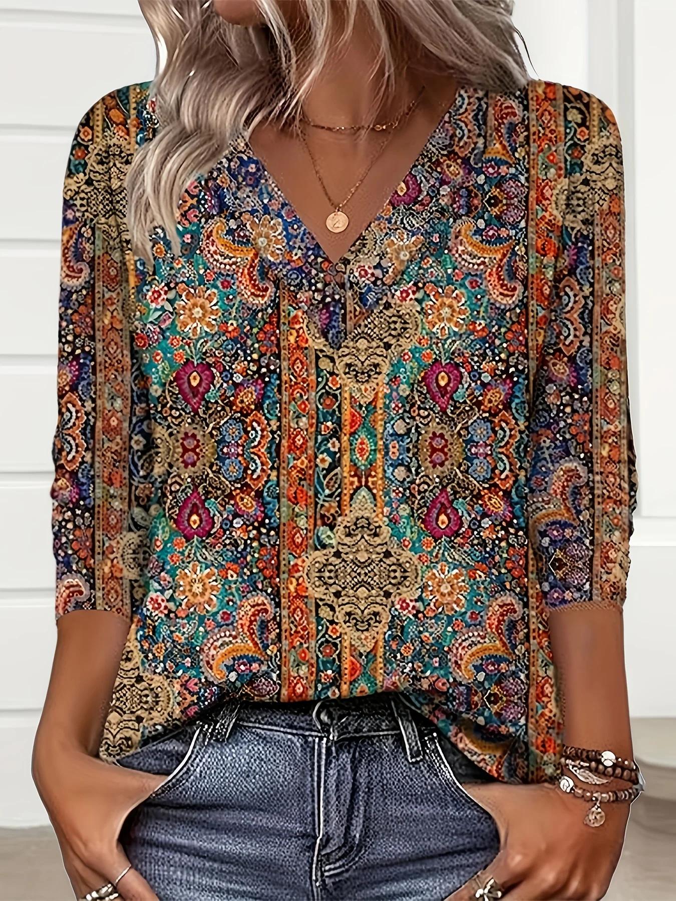 Élégant décontracté femme T-Shirt mode ample T-Shirt femme tempérament à manches longues T-Shirt vac