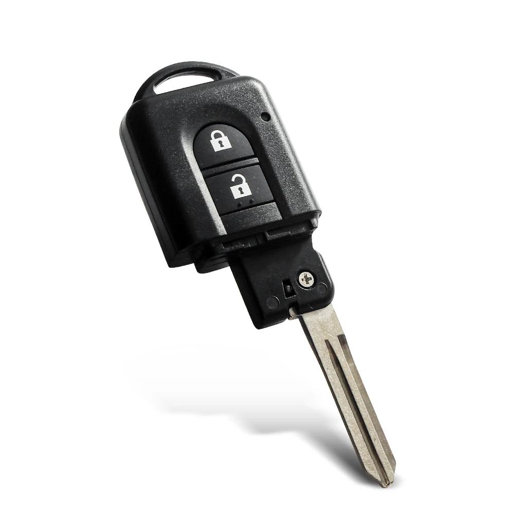 KEYYOU – coque de clé télécommande à 2 boutons, pour Nissan Micra x-trail Qashqai Juke Duke Pathfind