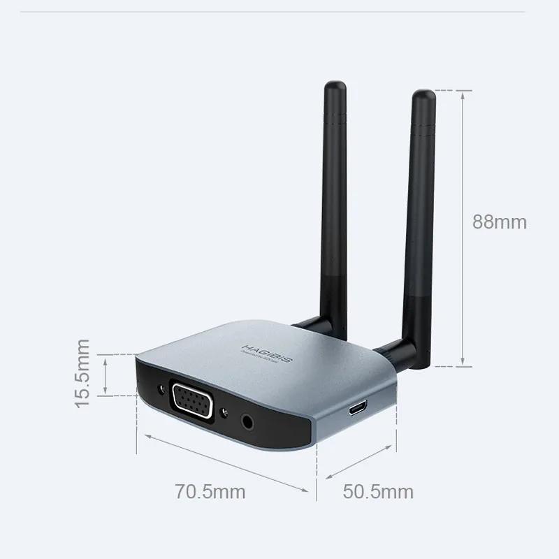 Hagibis – transmetteur récepteur vidéo HDMI sans fil, Kits G6W, adaptateur d'extension HDMI, Dongle 