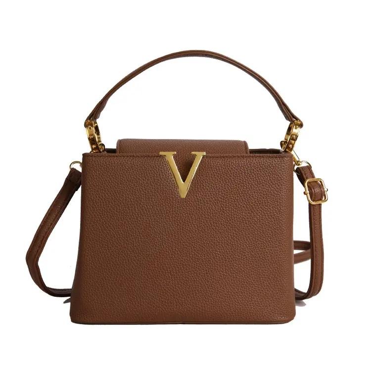 Sacs à langer en cuir vintage uniques de créateurs célèbres pour femmes, sacs à bandoulière élégants
