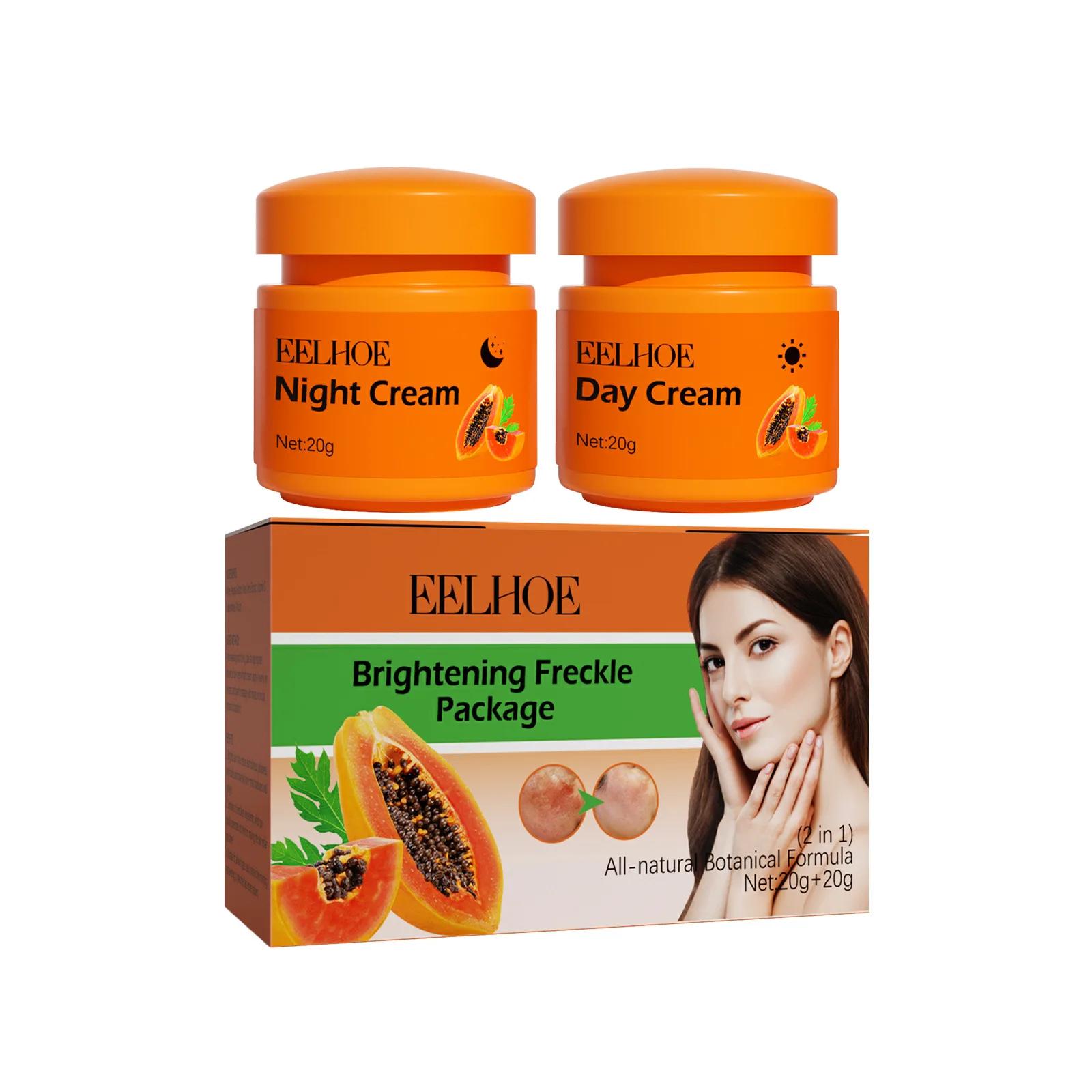 Crème éclaircissante pour le visage, blanchiment des taches de rousseur, taches de soleil de jour et
