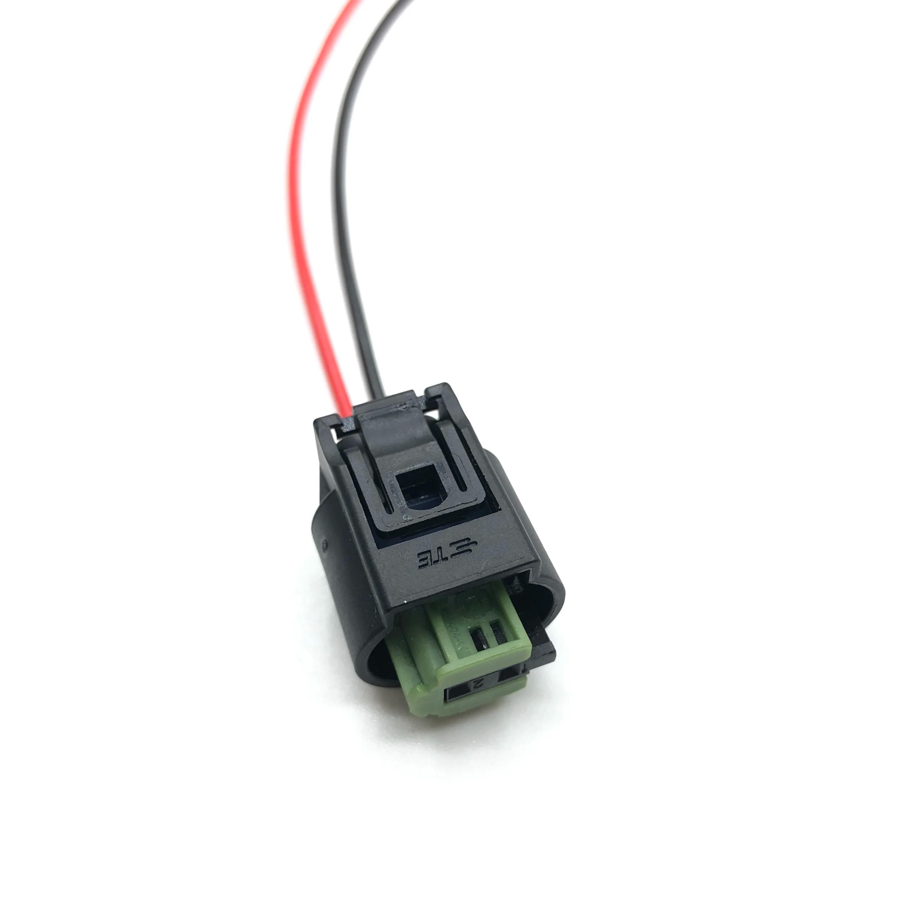 Connecteur de capteur automatique d'injecteur Tyco femelle 968405, 2 broches, pour Volkswagen Audi B