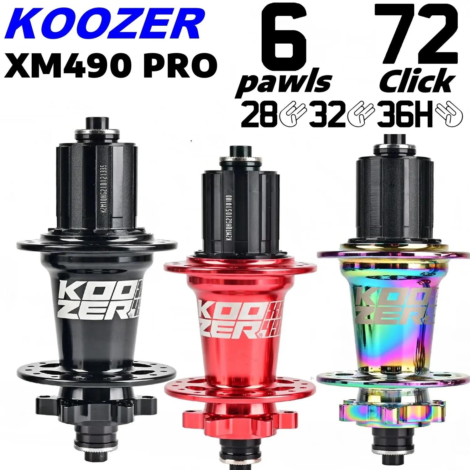 Koozer XM490PRO HG moyeu de vélo vtt 8 9 10 11 12S 28H 32H 36 trous CRMO axe en acier 100 135 QR 142