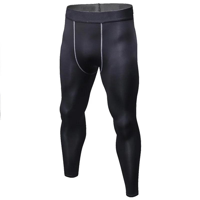 Pantalons d'entraînement serrés PRO pour hommes - Leggings sport séchage rapide fitness course basket-ball